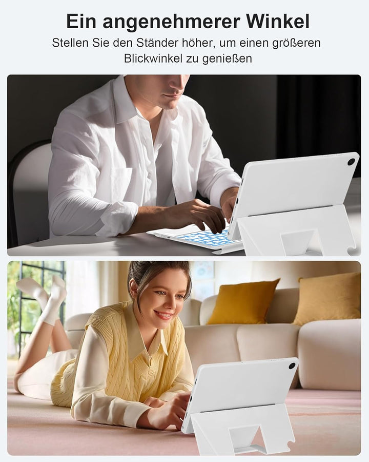 Für Galaxy Tab A9+ 11" Hülle mit Tastatur (2023 SM-X210/X215/X216) - DE QWERTZ, Ergonomische, Innova
