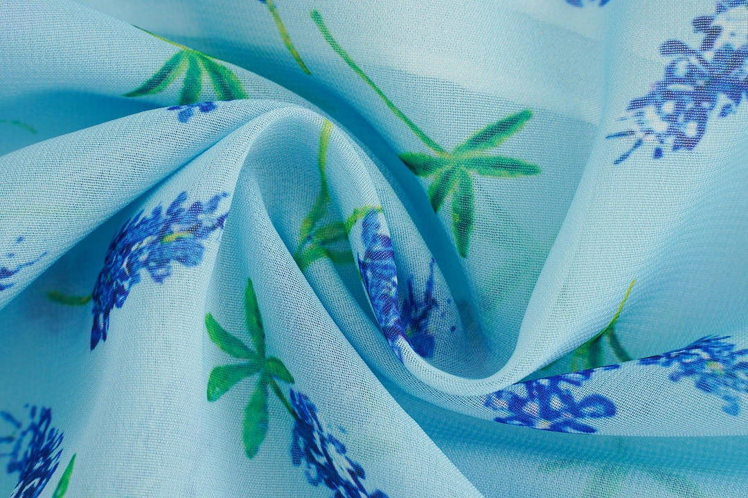 BONNY BILLY Mädchen Kleider Freizeit Blumen Sommerkleid Strandkleid Chiffonkleid Maxikleid mit Rüsch