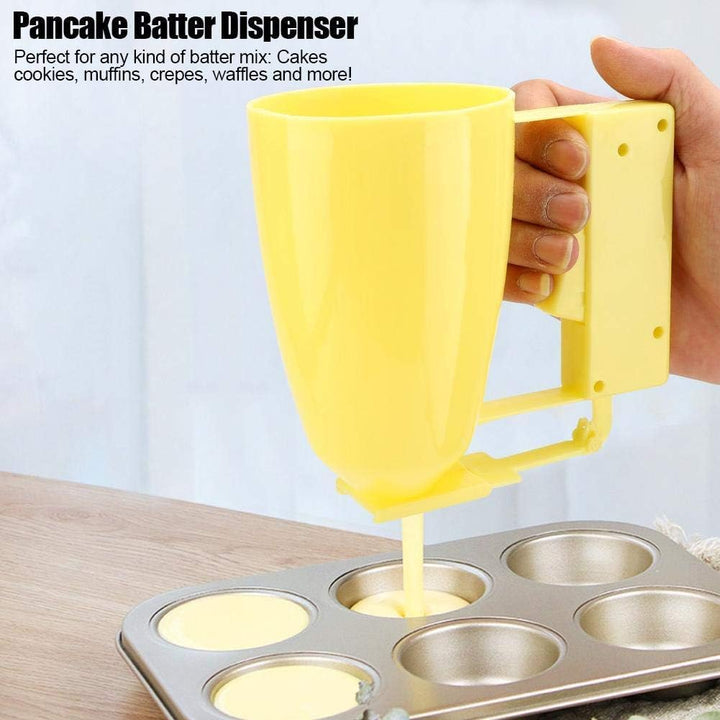 Pfannkuchen Cupcake Batter Spenderwerkzeug Für Muffin-Mix Crêpes Kuchen Kekse Kolben Mit Messlabel