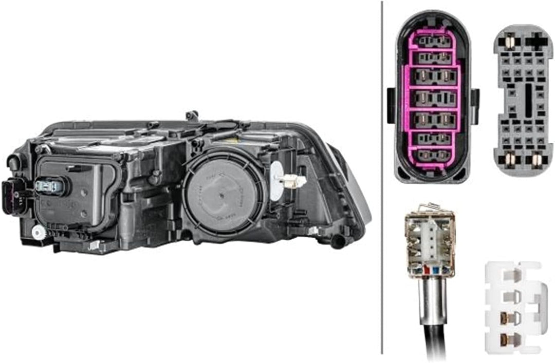 HELLA 1ZT 010 192-671 Bi-Xenon-Hauptscheinwerfer - links - für u.a. Audi A8 (4H2, 4H8, 4HC, 4HL), li