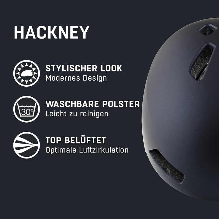 ALPINA HACKNEY - Leichter, Bruchfester & Optimal Klimatisierter Fahrradhelm Mit Nachrüstbarem LED Fü