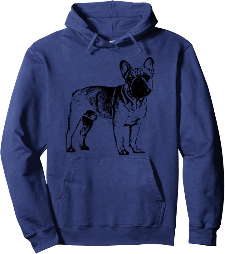 Geschenk der französischen Bulldogge Retro Vintage Bulldogge Pullover Hoodie