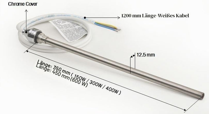 Elektrisches Heizelement für beheizte Badezimmer-Handtuchhalter/Handtuchheizkörper/Handtuchwärmer (1