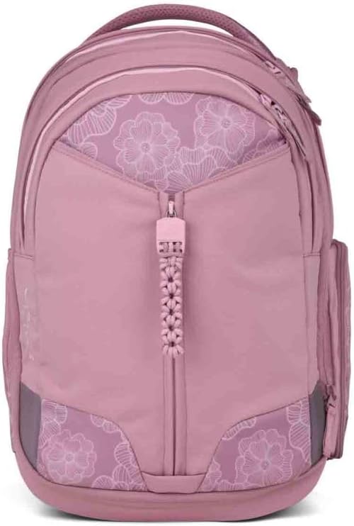 Satch Match Schulrucksack Set 3tlg. inkl. Schlamperbox und Sportbeutel (Magnolia Dream), Magnolia Dr