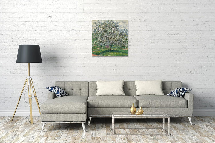 Printed Paintings Leinwand (60x60cm): Claude Monet - Apfelbaum 60x60 cm, 60x60 cm