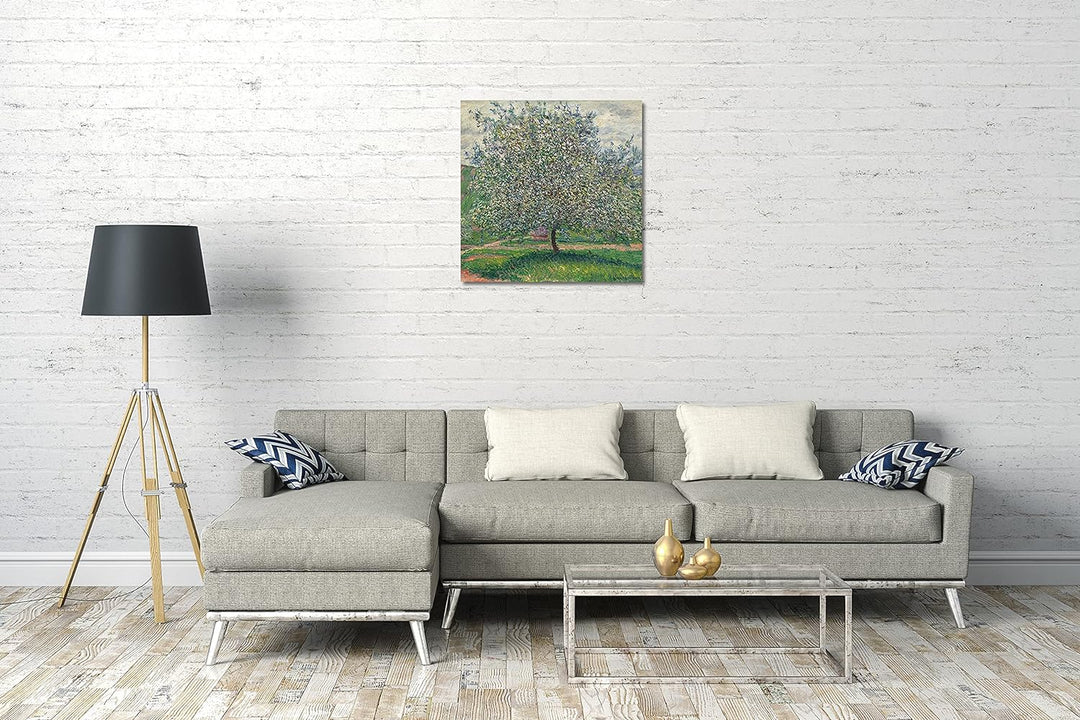 Printed Paintings Leinwand (70x70cm): Claude Monet - Apfelbaum 70x70 cm, 70x70 cm