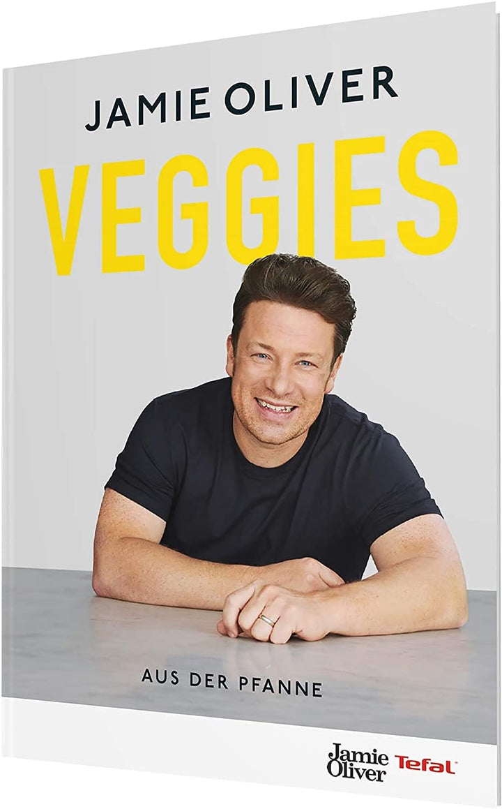 Tefal Jamie Oliver Brushed 3-teiligiges Pfannenset E011S3.VEG | Bestehend aus Pfanne 20cm + 24cm + 2