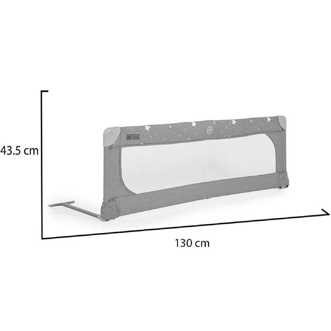 Cangaroo Bettschutzgitter Leinen 130 cm Bettgitter Rausfallschutz Front klappbar beige, beige
