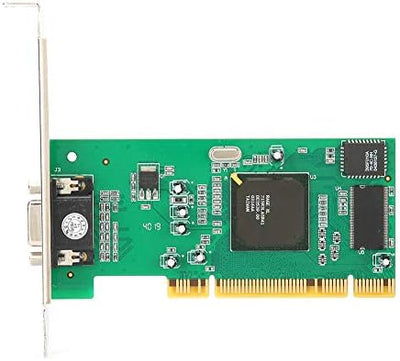 Goshyda Grafikkarte VGA PCI 8MB 32Bit, Desktop-Computerzubehör, Multi-Display für ATI Rage XL, VOD-S