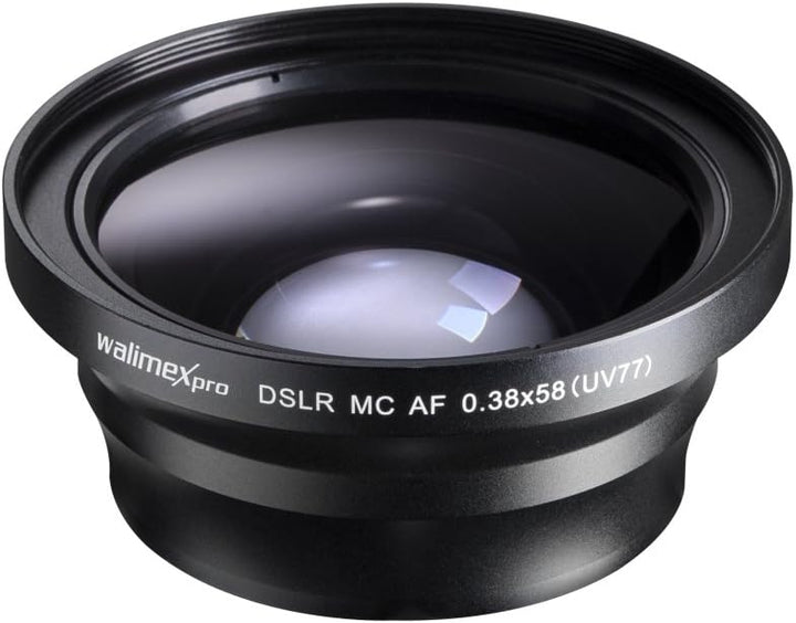 Walimex Pro Makro-Fish Eye Vorsatzlinse 0.42x58, 0.42