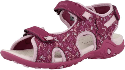 Geox Mädchen J Whinberry G Sandal 26 EU Dk Raspberry Pink, 26 EU Dk Raspberry Pink