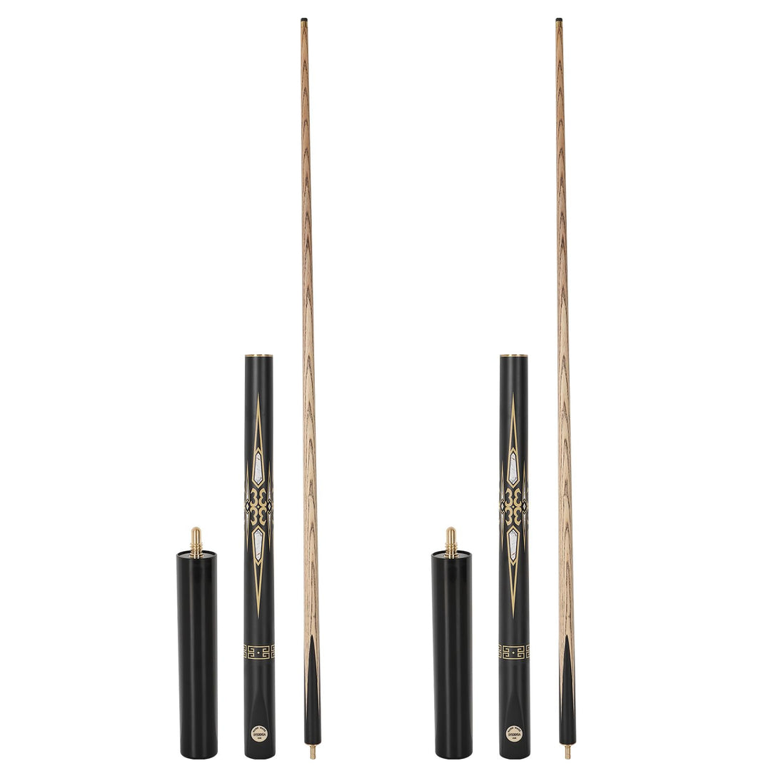 144,8 cm handgefertigter Snooker-Queuestab mit Verlängerung, langlebige Eschenholz-Konstruktion, pro