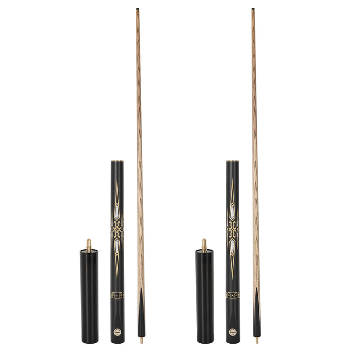 144,8 cm handgefertigter Snooker-Queuestab mit Verlängerung, langlebige Eschenholz-Konstruktion, pro