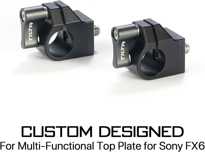 Tilta 15 mm Einzelstab-Halterung, kompatibel mit Sony FX6 (Paar), Light Microphone Support Systemm,