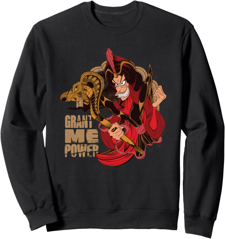 Disney Villains Jafar, Grant Me Power Aladdin Sweatshirt