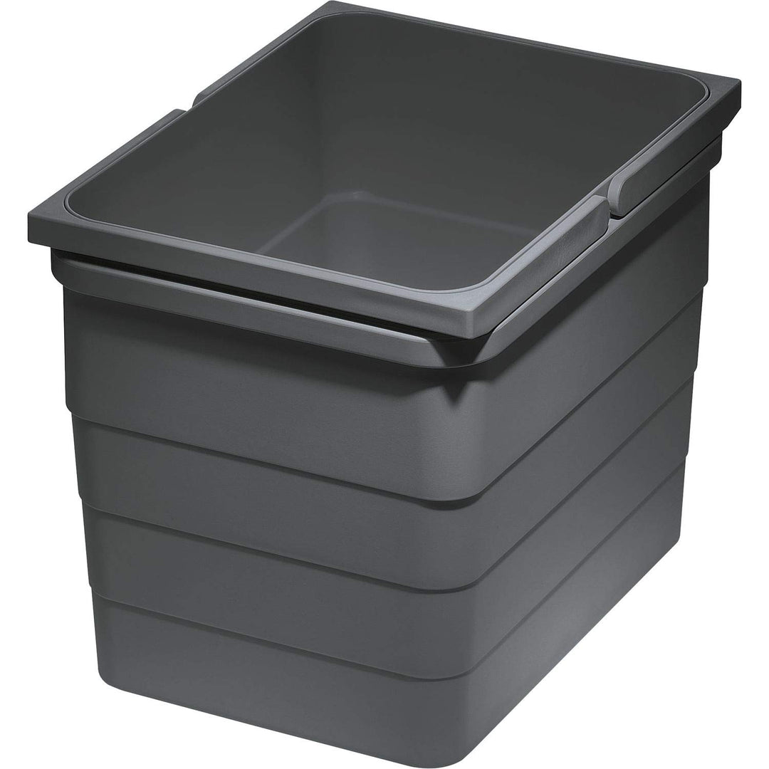 NINKA Abfallbehälter eins2vier/eins2fünf, 12 L, BxHxT: 230x220x306mm, dunkelgrau, 12 l