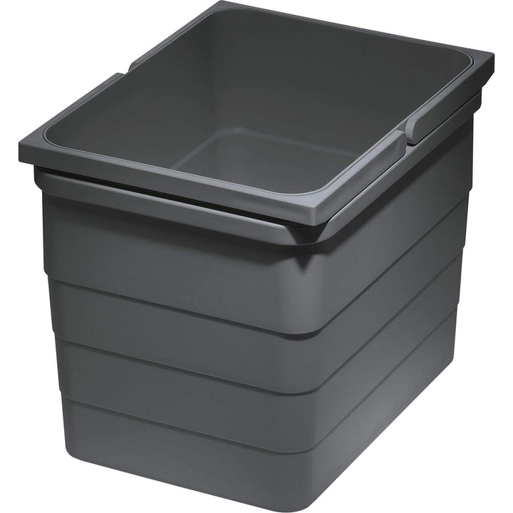 NINKA Abfallbehälter eins2vier/eins2fünf, 12 L, BxHxT: 230x220x306mm, dunkelgrau, 12 l