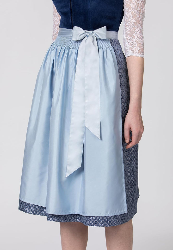 Stockerpoint Damen Aida Midi Dirndl 36 Indigo, 36 Indigo