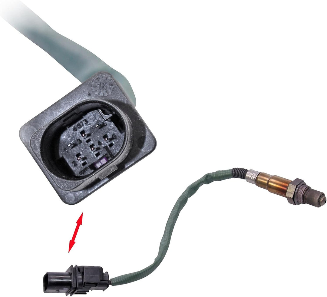 Bosch 0258017014 - Lambdasonde mit fahrzeugspezifischem Stecker