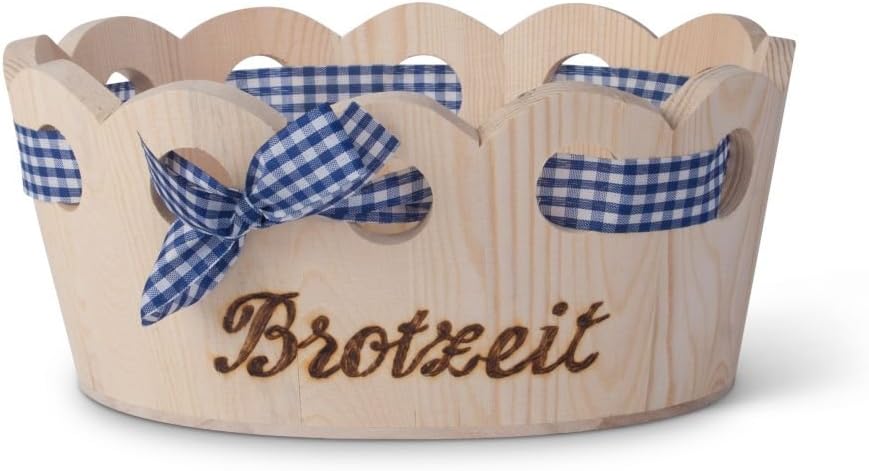 Holzkorb "Brotzeit"