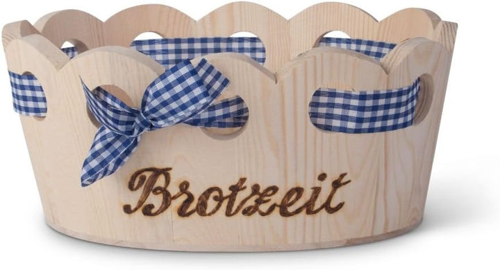 Holzkorb "Brotzeit"