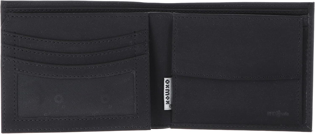 Oxmox Geldbörse Herren/Portemonnaie Damen | Wallet mit RFID Schutz | New Cryptan (Vegan) | 5 Kreditk