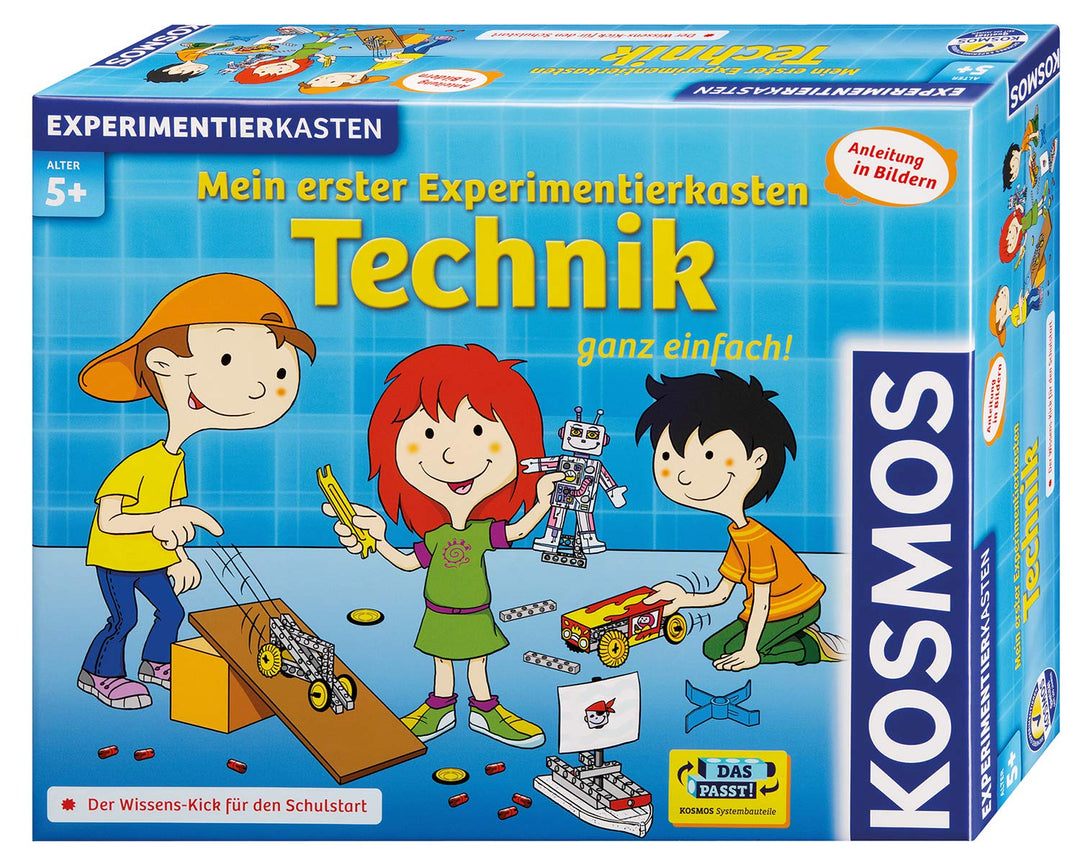 Kosmos 602291 Mein erster Experimentierkasten Technik - ganz einfach, Spielerische Experimente für k