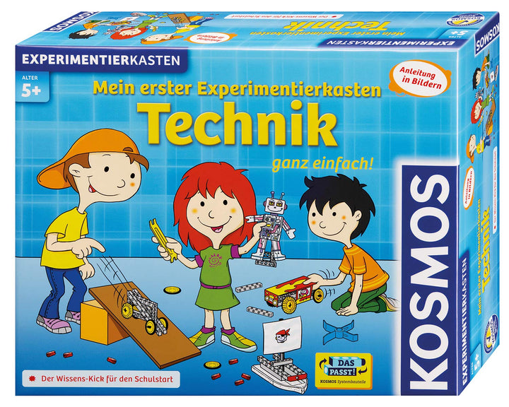 Kosmos 602291 Mein erster Experimentierkasten Technik - ganz einfach, Spielerische Experimente für k
