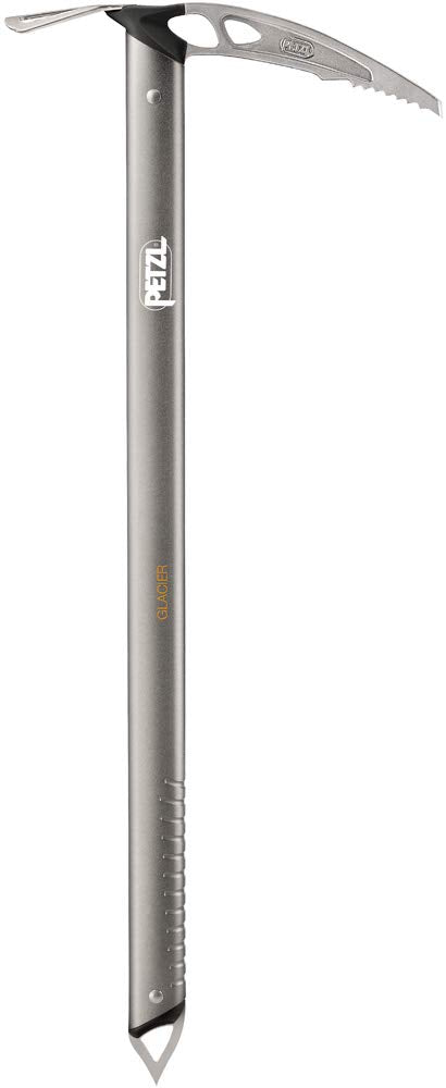 Petzl Erwachsene Eispickel Glacier 68cm silber, 68cm silber