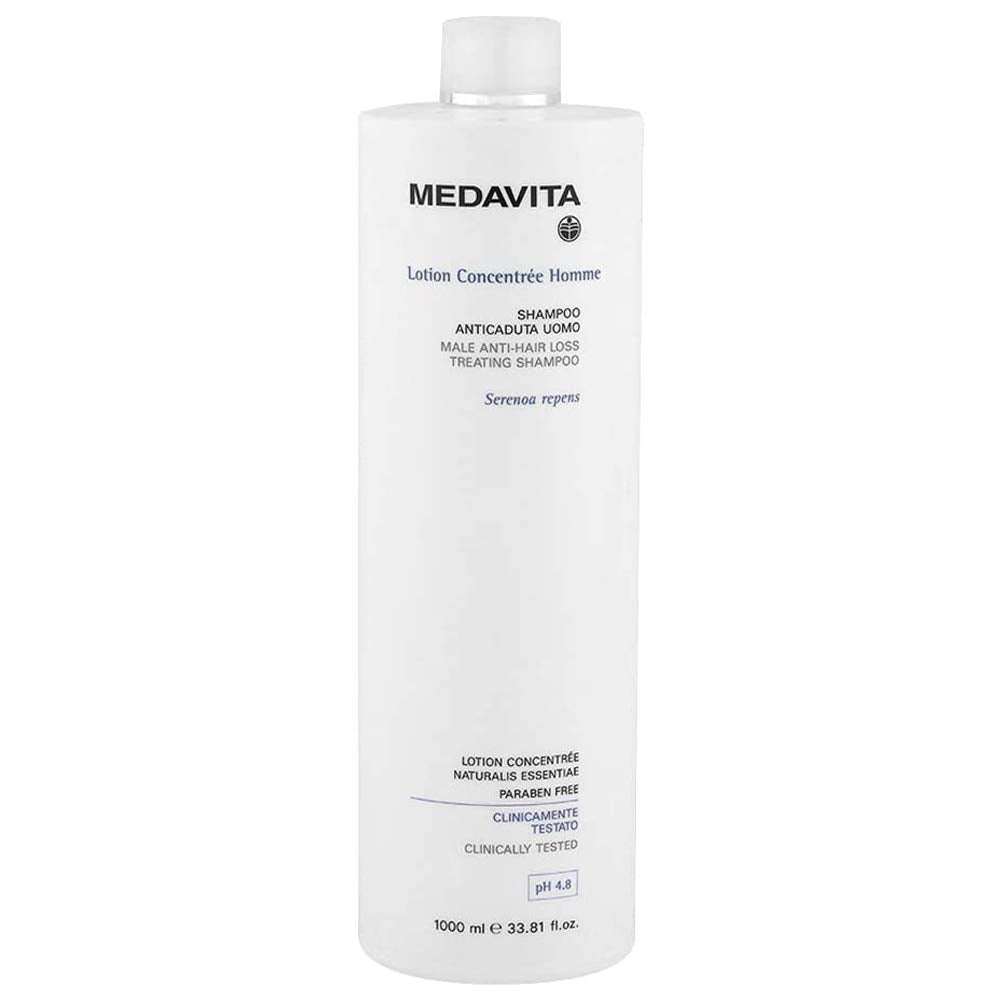 Medavita, Lotion Concentrée Homme Shampoo gegen Haarausfall, pH 4.8, 1000 ml