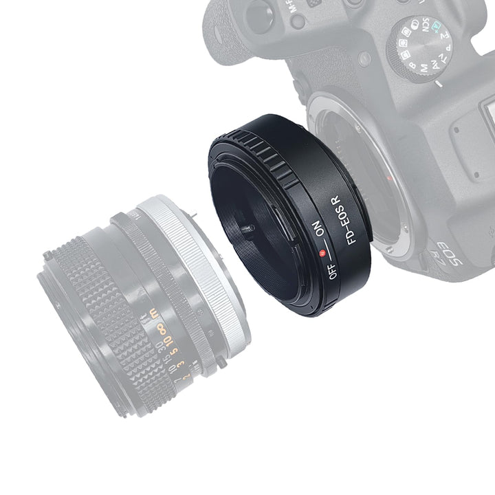 FD-EOS R Objektivadapter Adapterring auf für Canon FD/FL Objektiv Kompatibel für EOS R-Mount Kamera