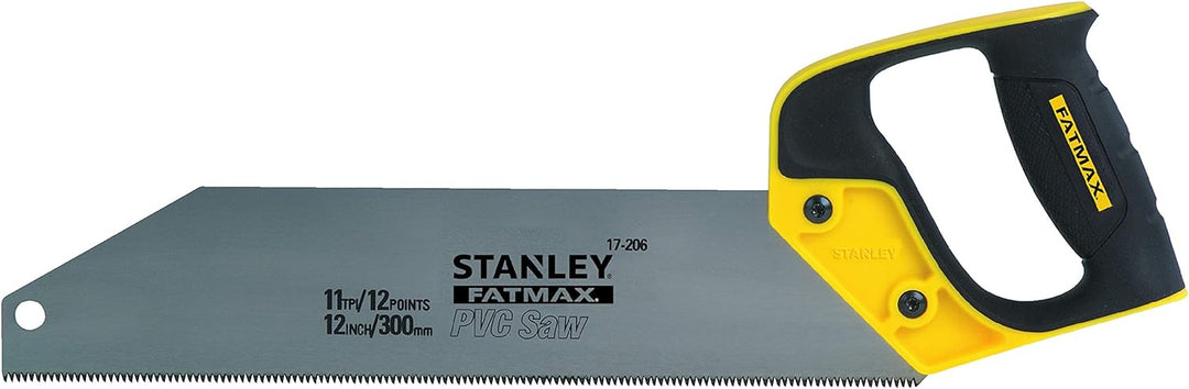 Stanley FatMax Kunststoffsäge (feine Verzahnung, 11 Zähne/Inch, 300 mm Blattlänge) 2-17-206