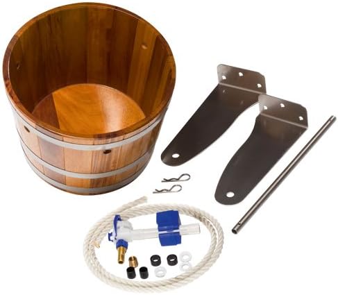Holz Eimer Schwalldusche Eimerdusche Abkühlung für aussen