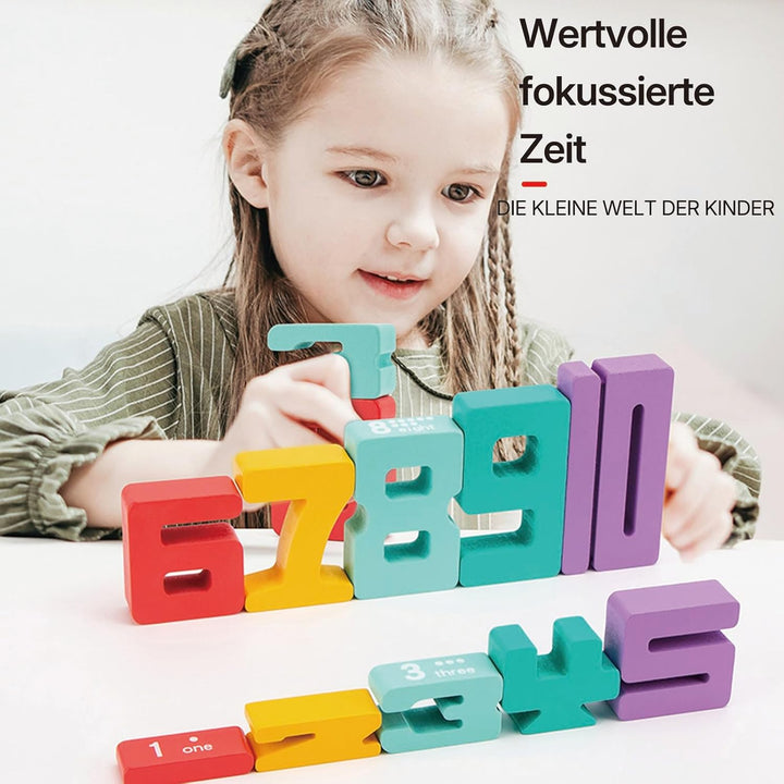Spielzeug ab 3 4 5 6 Jahren, Montessori Spielzeug ab 3 Jahre, Kinderspielzeug ab 3 Jahre, Zahlenbaus