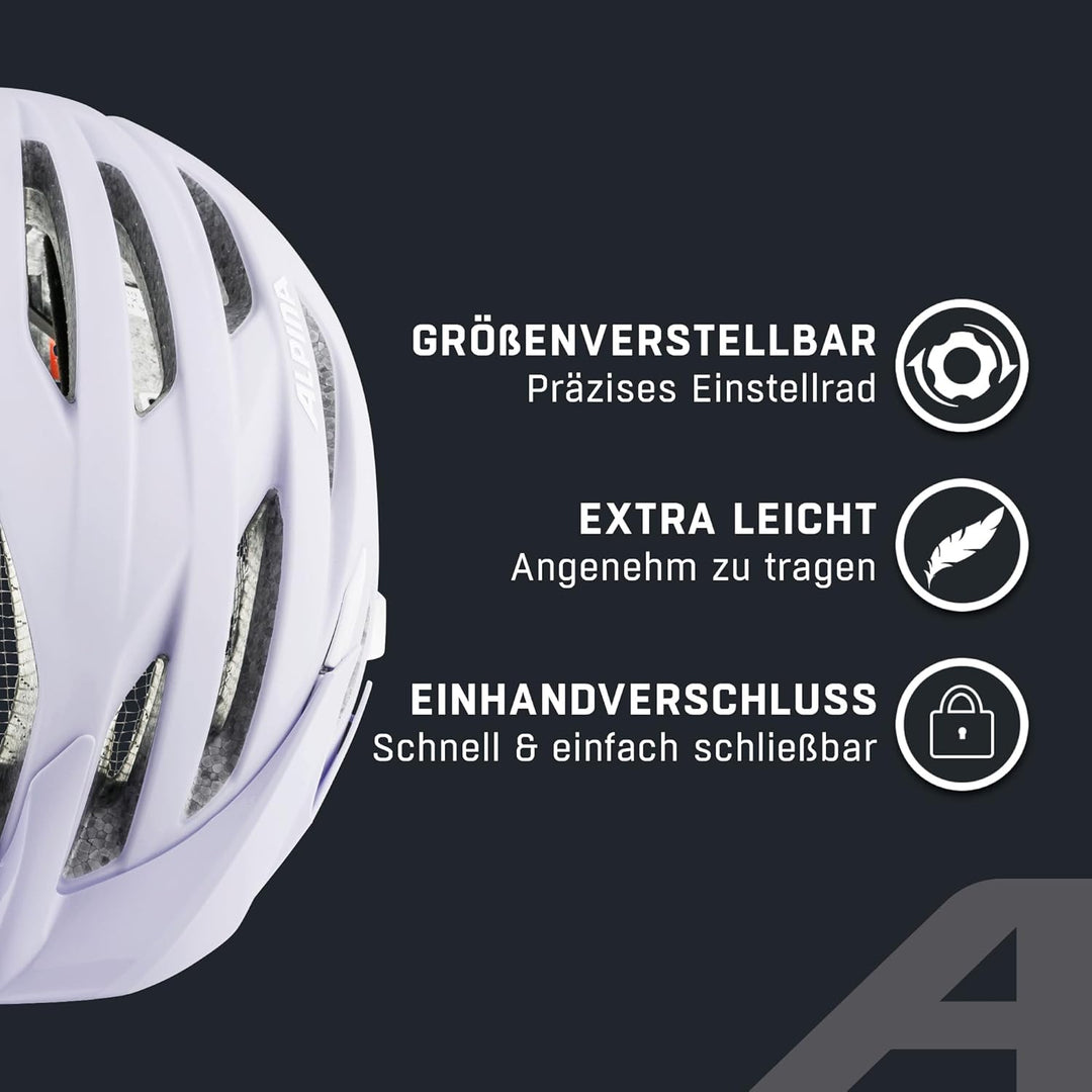 ALPINA Parana - Leichter, Individuell Anpassbarer Touren Fahrradhelm Mit Fliegennetz Für Erwachsene