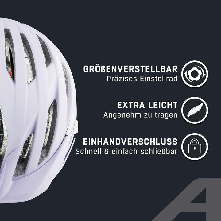 ALPINA Parana - Leichter, Individuell Anpassbarer Touren Fahrradhelm Mit Fliegennetz Für Erwachsene