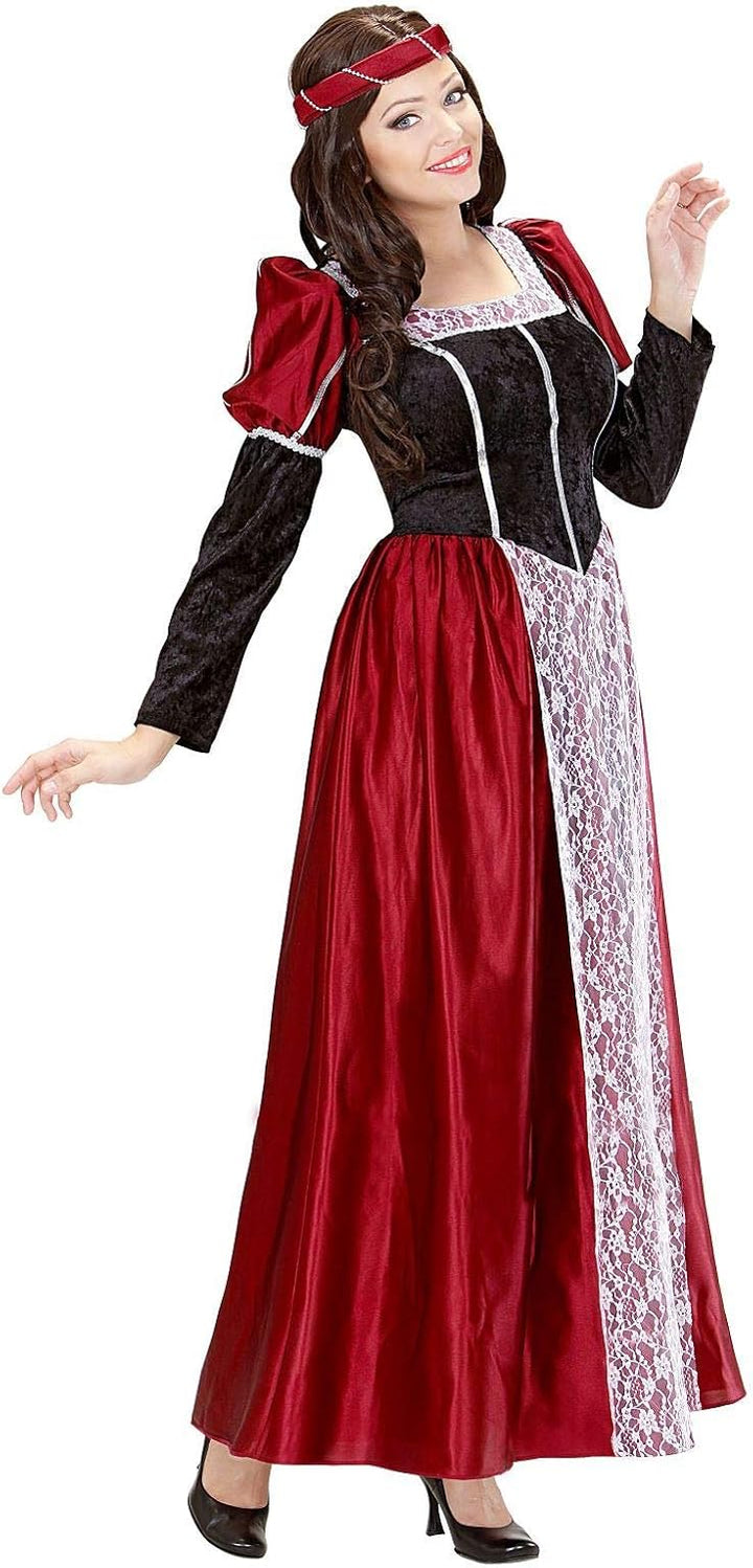 "CASTLE BEAUTY" (dress, headpiece with veil) - (M), M
