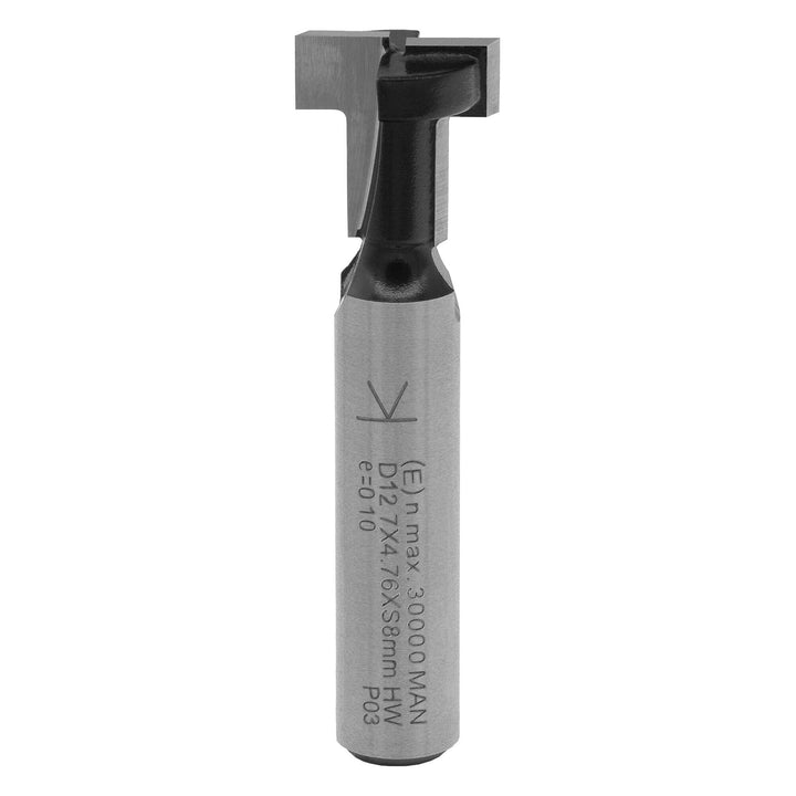 ENT 17731 T-Nutfräser HW, Schaft (S) 8 mm, Durchmesser (D1) 12,7 mm, D2 6,35 mm, NL1 8,0 mm, NL2 4,8