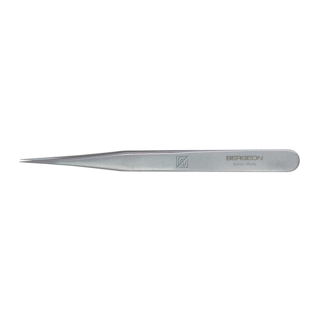 BERGEON Kornzange 7024-1, 110 mm lang, antimagnetisch, für Präzisionsarbeiten