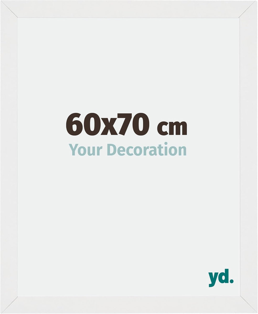 yd. Your Decoration - Bilderrahmen 60x70 cm - Bilderrahmen aus MDF mit Acrylglas - Antireflex - Ausg