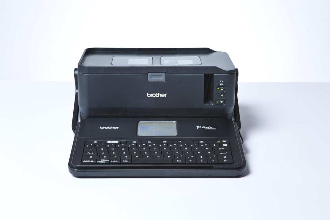 Brother PT-D800W Professionelles PC-Beschriftungsgerät mit WLAN und separater Tastatur (für 3,5 bis