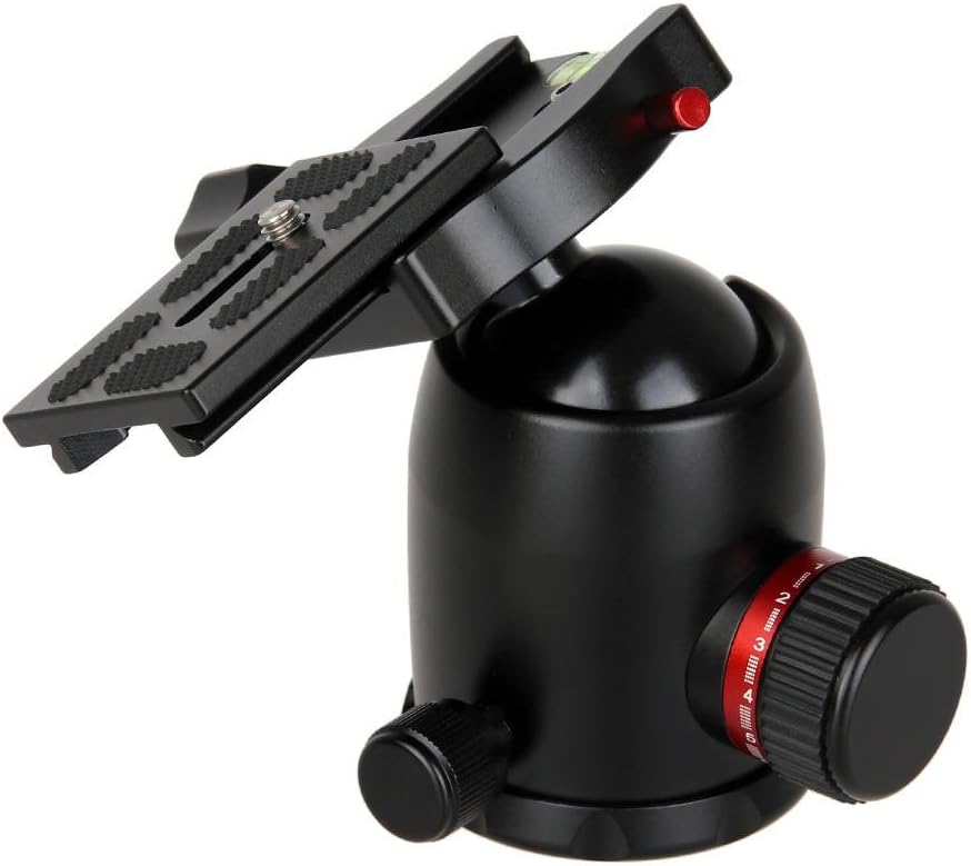 JUSINO BH-68 Kugelkopf Stativkopf aus Aluminium, 15kg Belastbarkeit