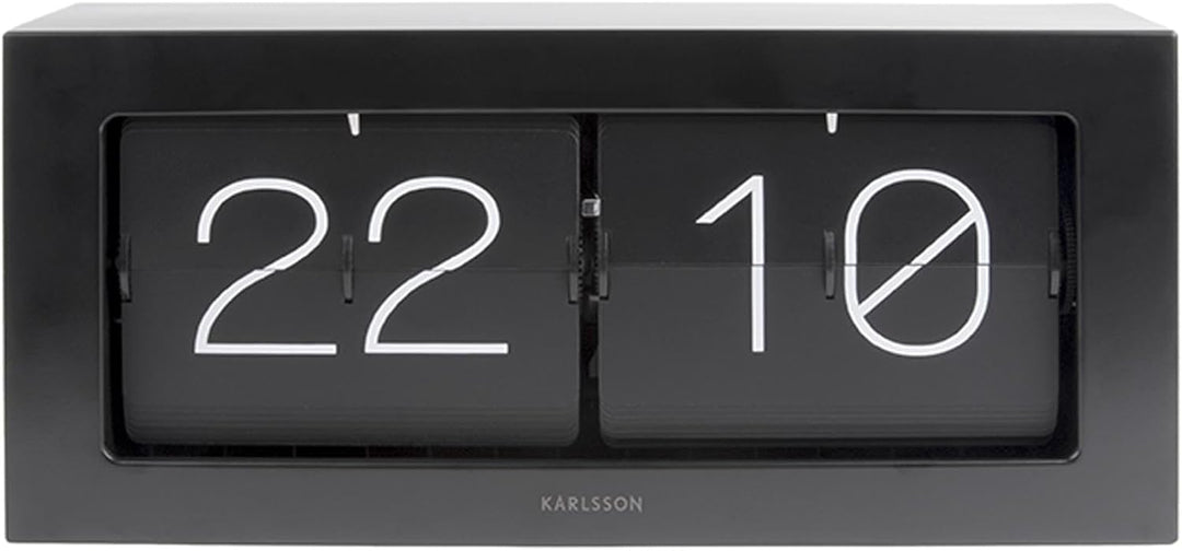 Karlsson Moderne Tischuhren KA5642BK Schwarz, Schwarz