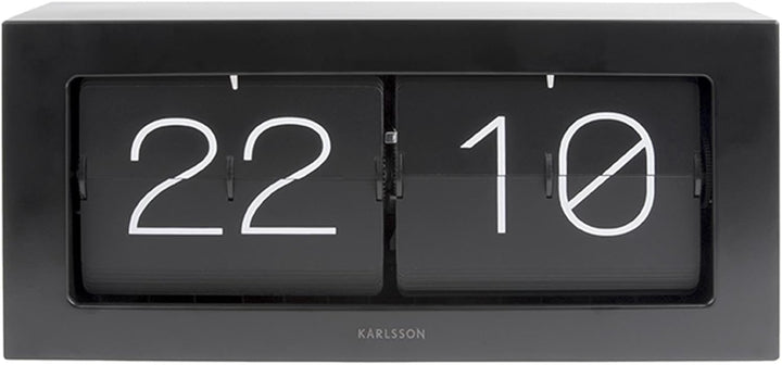 Karlsson Moderne Tischuhren KA5642BK Schwarz, Schwarz