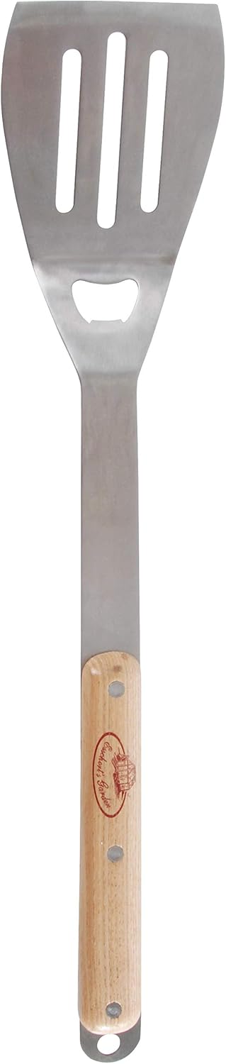 Esschert Design Grillschürze mit Grillbesteck, grün, 45.5 x 2.5 x 87.5, GT91