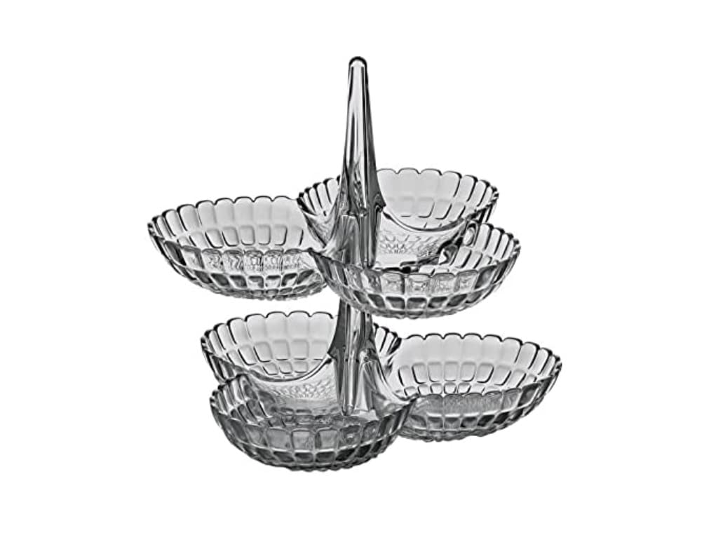 Guzzini - Tiffany, Vorspeisenteller - Himmelgrau, 27 x 25 x h25,5 cm - 19920192, Himmelgrau