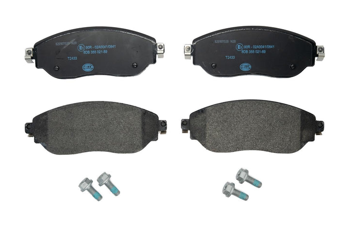 HELLA PAGID 8DB 355 021-891 Bremsbelagsatz - T2433 - Dicke/Stärke: 18.2mm - Bremssystem: TRW - nicht