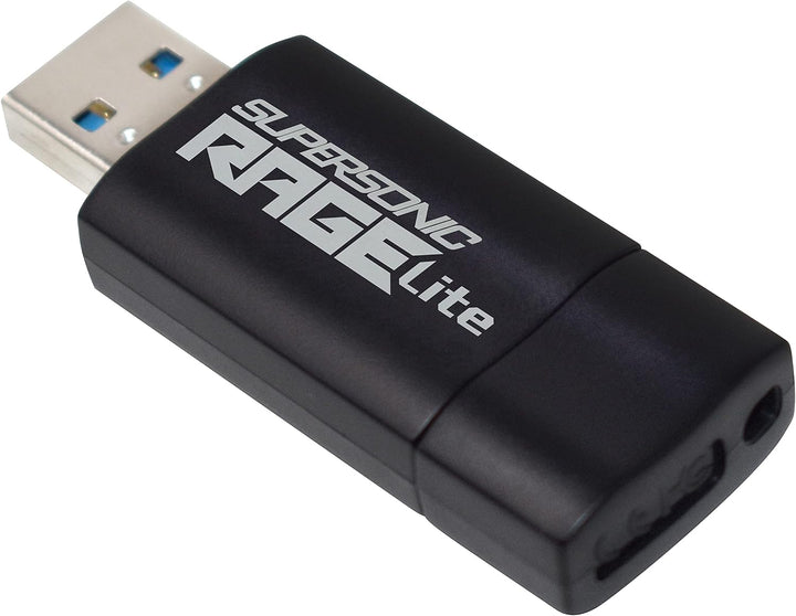 Patriot Supersonic Rage Lite 256GB USB 3.2 Gen 2 High-Performance Speicherstick Lesen bis zu 120MB/s