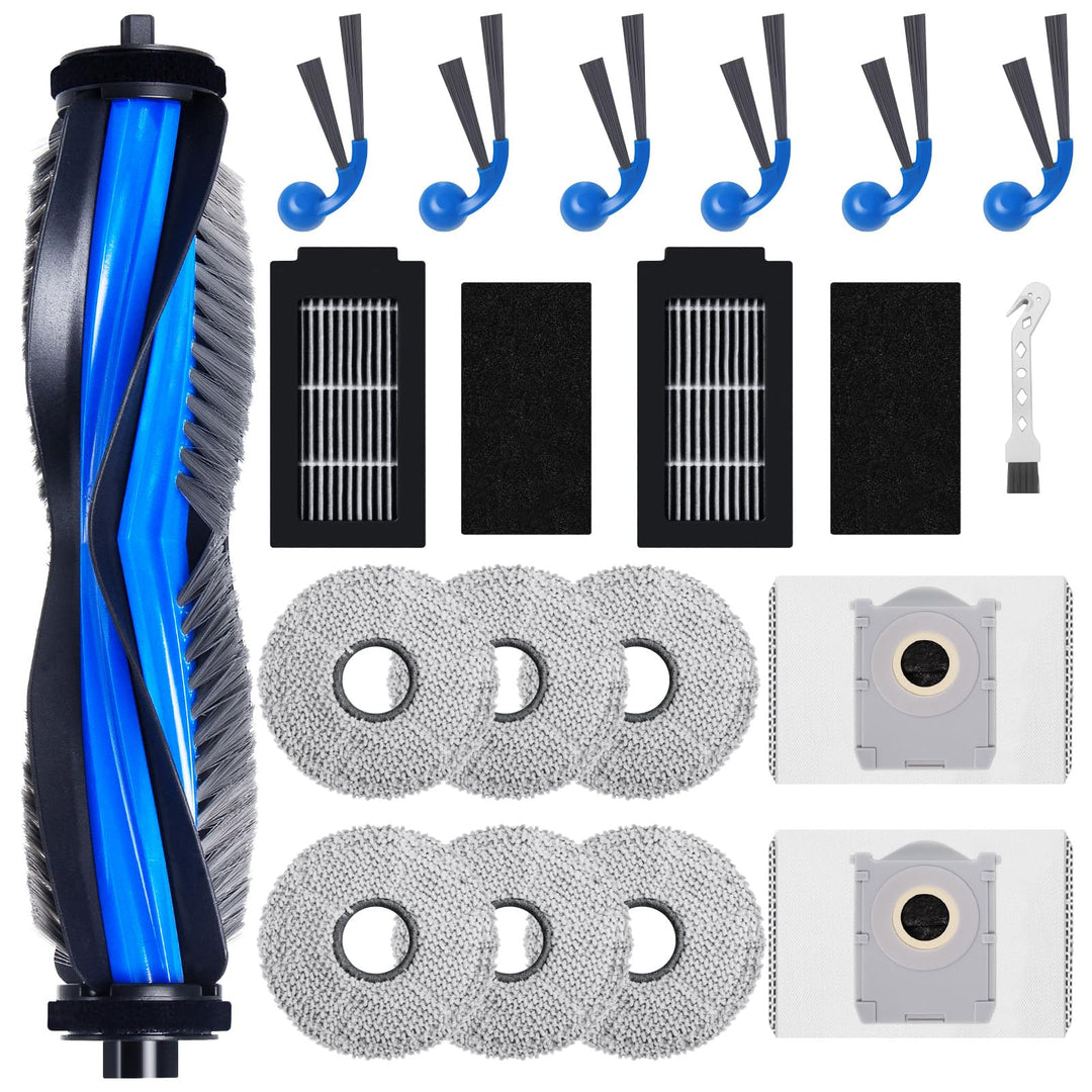Heykewi Zubehörset für ECOVACS DEEBOT T30C Omni / T30C Omni Gen2 Saugroboter Ersatzteile, 1 Hauptbür