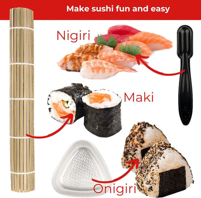 Sushi set zum selber machen. Professionelles Sushi maker set mit 15 Teilen. Sushi-Set bestehend aus